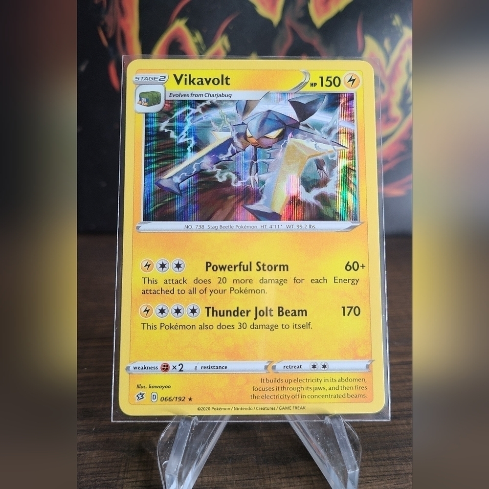 Vikavolt 066/192 Rebel Clash Holo Rare Pokemon TCG NM